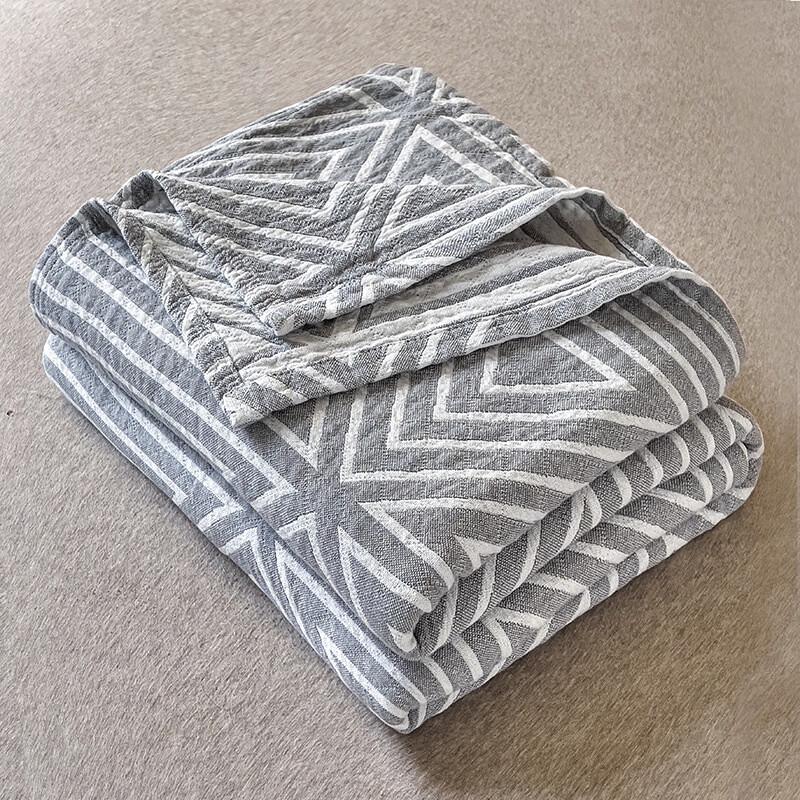 Brangdy 3-Layer Washed Gauze Summer Blanket