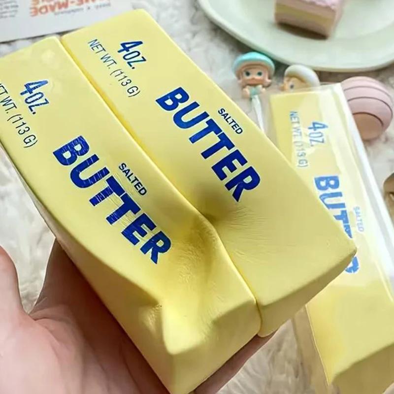 New Butter Stick Squishy Toy Slow Rising Squeeze Toy Butter Bar Brick Squishy Fidget Toy Anti Stress Release Hand Relax Gift Toy