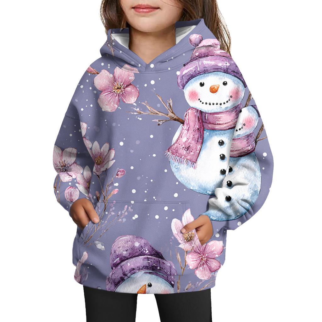 Dívčí mikina s kapucí a batikovaným vzorem - Pulovr s potiskem