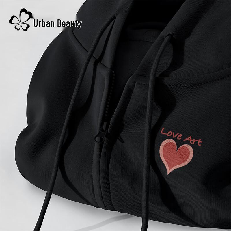 Dámská zkrácená mikina s kapucí na zip