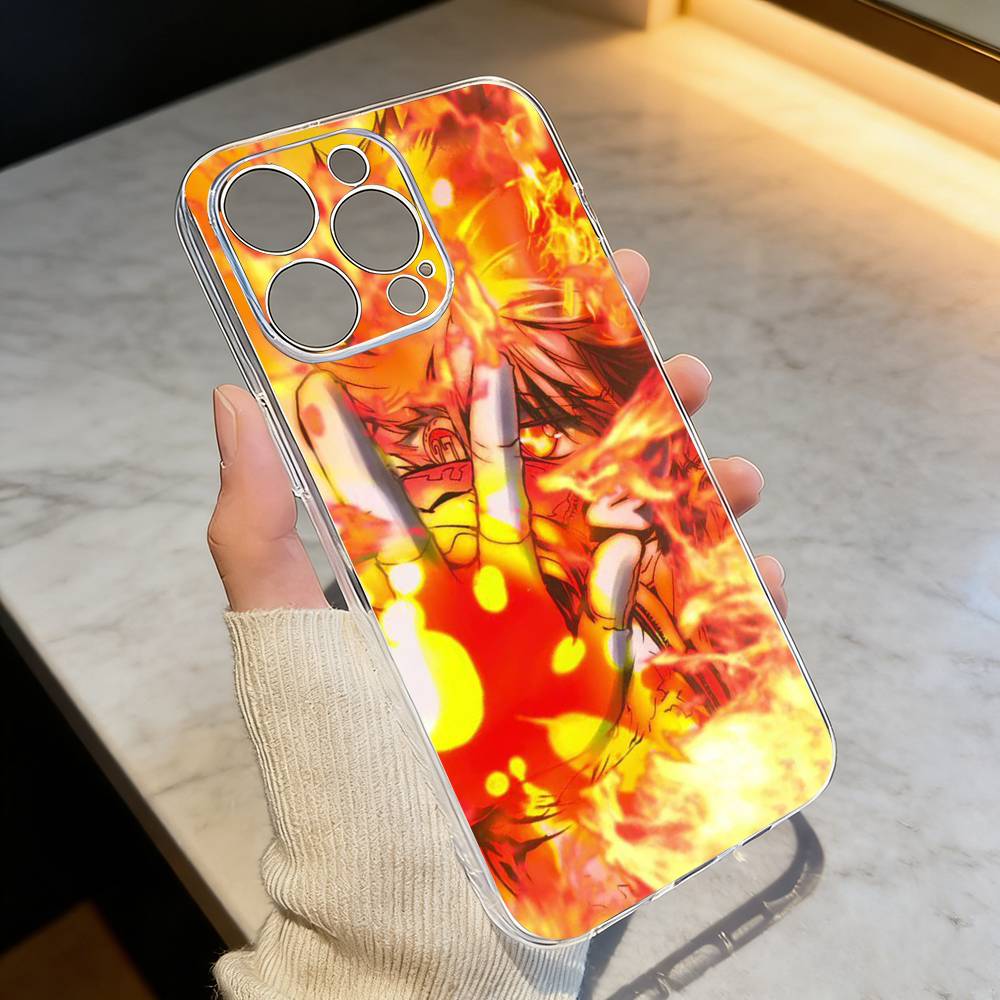 

Hitman R-Reborn Tsuna S-Sawada Phone Case For iPhone 17 16 15 14 13 12 11 Mini Pro Max Plus Transparent Cover iPhone13