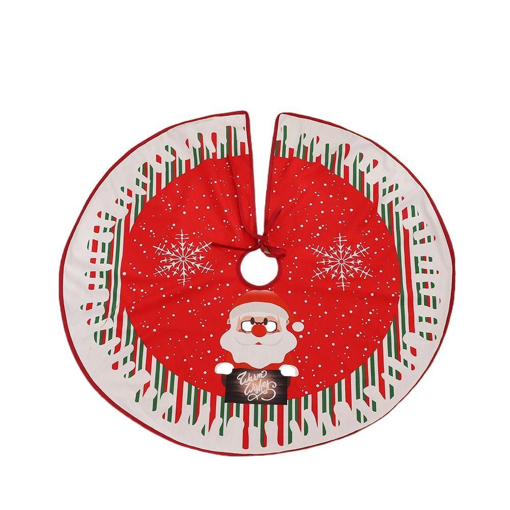 Creative Christmas Tree Apron Round Xmas Tree Skirt Christmas Base Cover  Tree Base Supplies