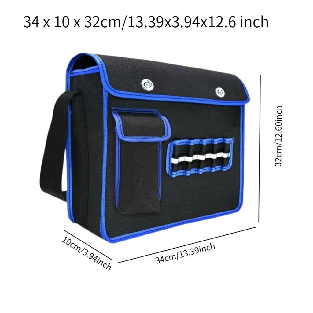 Canvas Tool Bag Large Capacity Heavy Duty Tool Organizer Bag for Welders