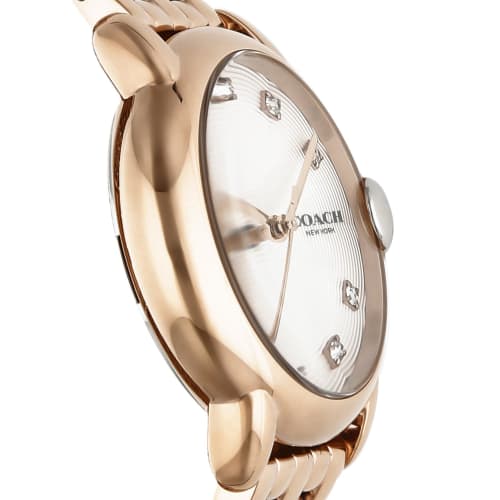 Coach ARDEN Women's Watch, White Dial, Quartz Movement, Water Resistant, Mineral Glass, 32.5mm, 14503820, Gold