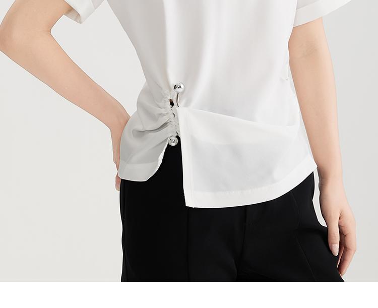 Gubang Round Neck Short-Sleeved T-Shirt