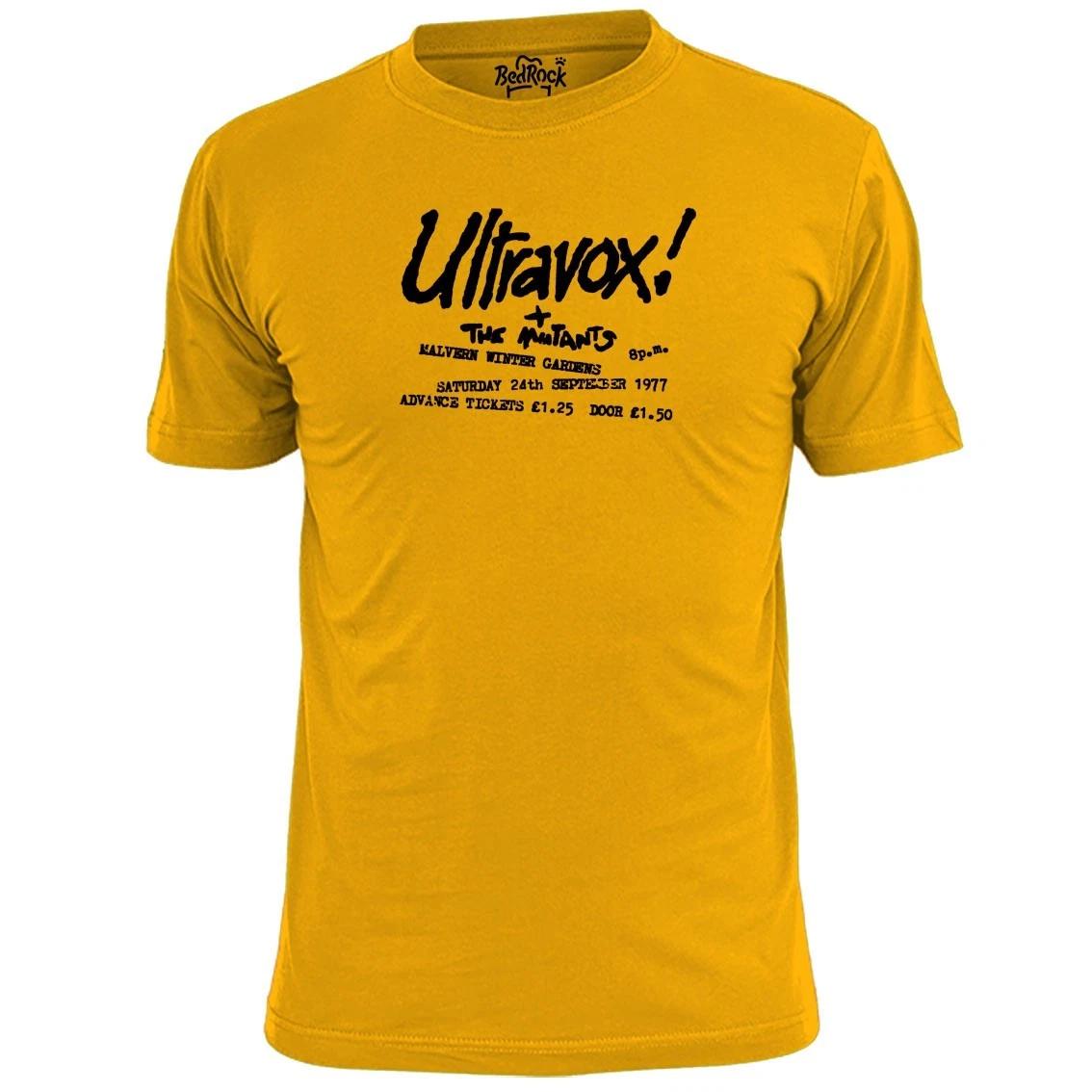 Mens Ultravox + Mutants Gig Poster T shirt Midge Ure 2XL