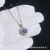 Moissanite Rose Necklace 1ct Choker Luxury Small Style Women
