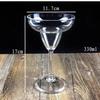 Transparente Acryl-Cocktailgläser - Martini, Margarita, Dreieckig, Hoher Stiel, Bar- & KTV-Stile