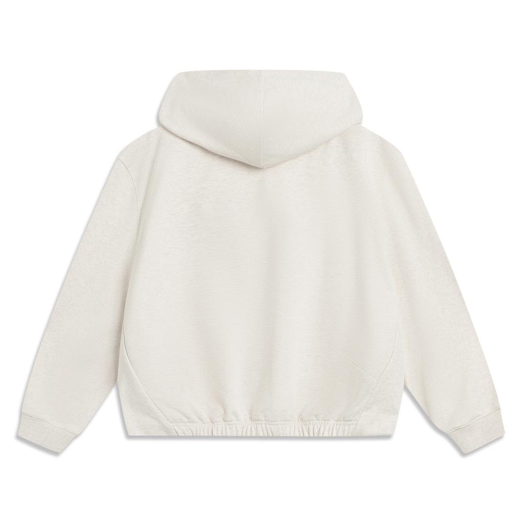 Li Ning Sports Lifestyle Series Loose Fit Hooded Logo Sweatshirt Women sweatshirt AWDVC22-3