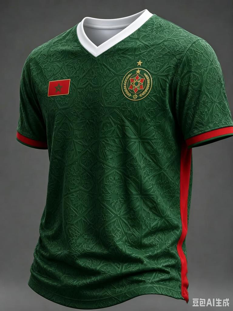 Morocco Team Away Soccer Jersey White Short Sleeve T Shirt  Football Unisex Fans Supporter Training Sport Tee Casual Top
