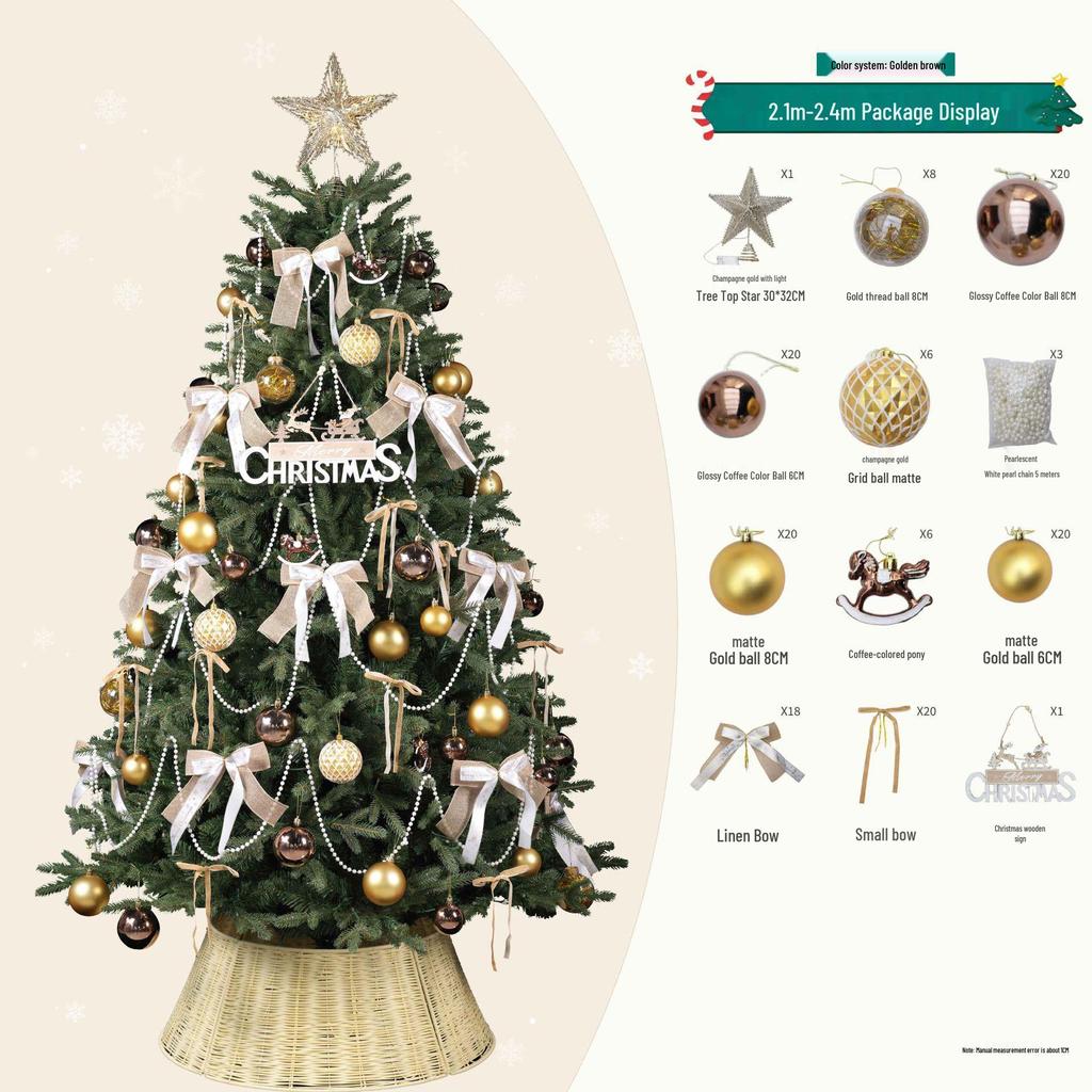 PVC Dense Christmas Tree - 1.5/1.8/2.1 Meters, Ideal for Hotel & Home Decor