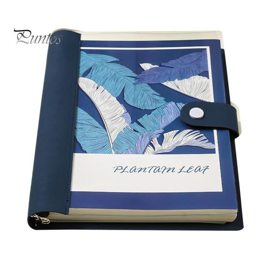 A5 B5 Binder-Notizbuch, 120 Seiten, Kunstledereinband, gefüttert, Loseblatt-Notizbuch, Metallverschluss, persönliches Tagebuch