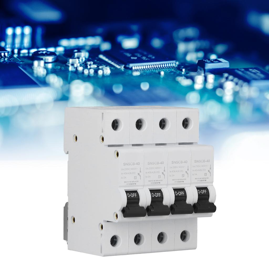 SCB 4P40KA Voltage Circuit Breaker Lightning Low Voltage Protection Air Switch 230V‑400V