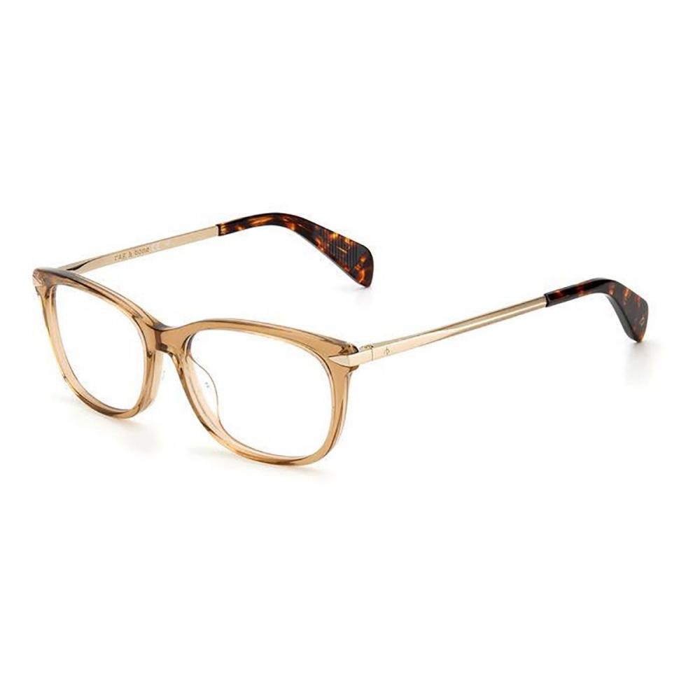 Rag   Bone Rnb3006 10a Women Eyeglasses Transparent Beige/52-16-140