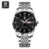 QINGXIYA Luxury Brand Man Watch Waterproof Luminous Date Week Men's Quartz Wristwatch Stainless Steel Fashion Sports Men Watches