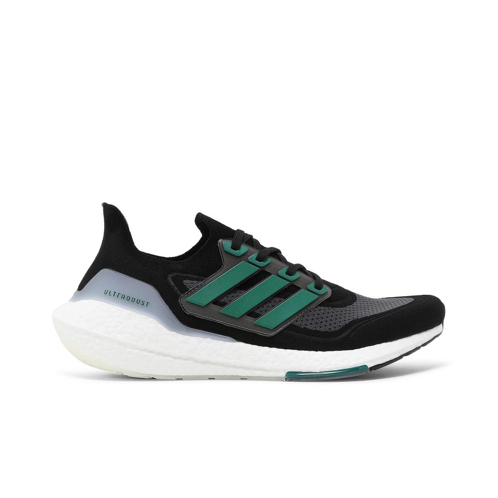adidas UltraBoost 21 'Black Sub Green' (Unisex) Cloud White / Sub Green / Core Black Running Shoes FZ1923