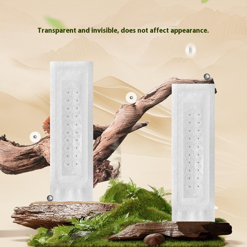 100Pcs Ear Bead Patch Auriculotherapy Breathable Acupressure Ear Press Bead Patch Sticker Acupressure Bead Patch