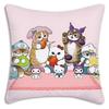 Cute Mofusands Pillow Covers Cartoon Sofa Decorative Home Double-Sided Printing Short Plush Cute Cushion Cover