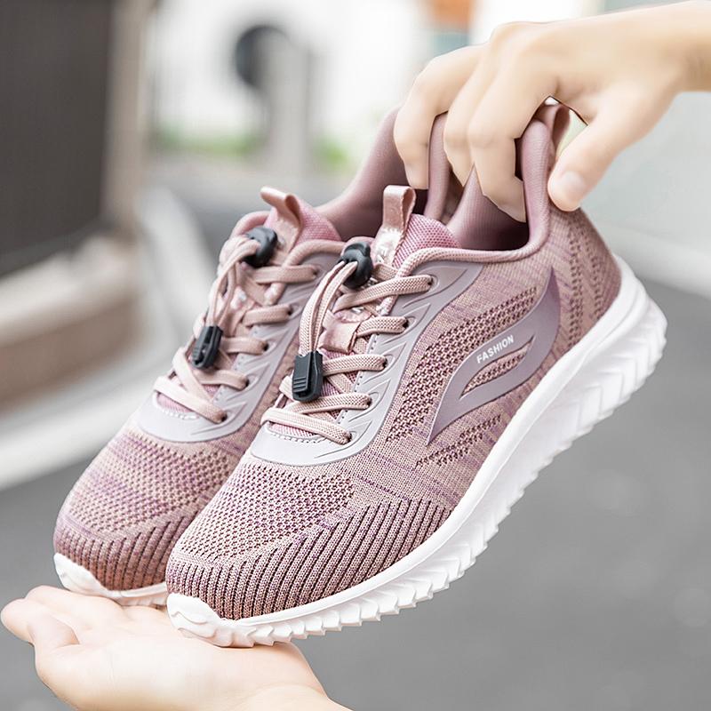 Women's Comfortable Casual Slip-On Sports Shoes Soft Bottom Lightweight Spring Autumn New Style for Middle-Aged And Elderly Men