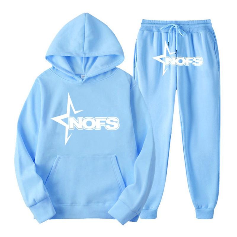 Unisex Streetwear Hūdija un Džogeri Komplekts