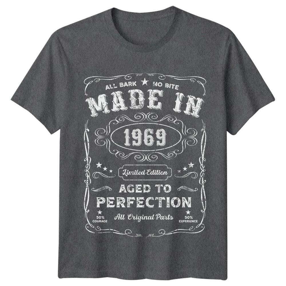Made In 1969 Unisexs T Shirt 57th Birthday Gift Vintage fiftyseven Year Old