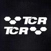 2 Stück Universeller TCR Vinyl Tuning Aufkleber Für Auto Seiten Dekor Abziehbild Wabenmuster Auto Karosserie Aufkleber