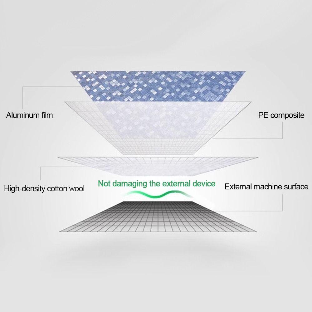 Silver Air Conditioner Cover Thickened Sunscreen Cover New Air Conditioner Heat-insulating  Outdoor