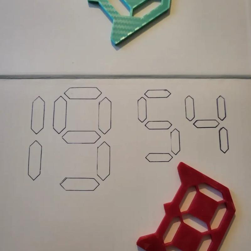 3pcs Set of 1 Package of Mold Number Painting Templates DIY Wall Furniture Painting Panel Art Supplies for Wall Photo Album Decoration