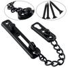 Security Door Sliding Chain Lock Safety Stainless Steel Door Chain Lock Anti-theft Door Chain Latch Buckle Restrictor Hardware