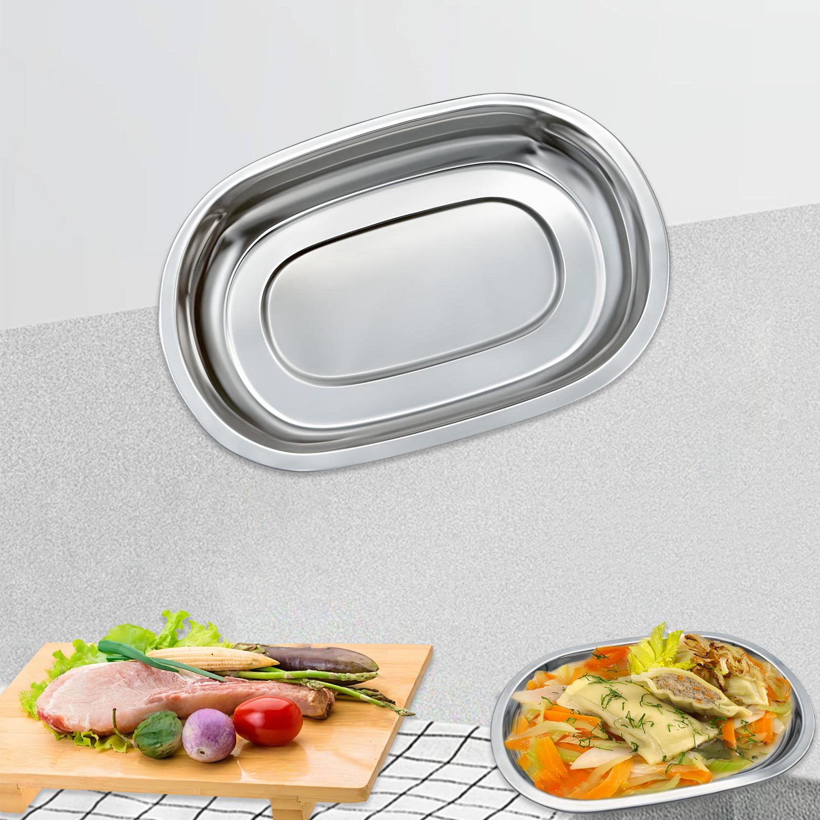 

304 Stainless Steel Large Steaming Tray for Thermomix TM7 - Food Storage/BBQ/Sushi/Baking Pan Kitchen Accessory