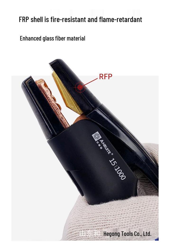 Heat-Resistant Anti-Drop Welding Pliers, Industrial-Grade, European Style, Pure Copper, 800A-1000A.