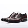 Men's Shoes Spring and Summer Business Dress Square Head Three Joints Men's Leather Shoes Men's Leather Sole Shoes Men's Trendy Shoes