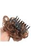 Chinese-style Hair Extensions Clips, Double Ponytail Bow Braids, Twisted Braid Headband Artificial Hair Accessories