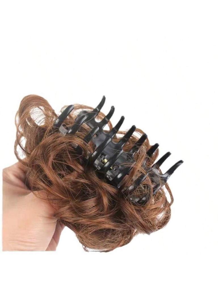 Chinese-style Hair Extensions Clips, Double Ponytail Bow Braids, Twisted Braid Headband Artificial Hair Accessories