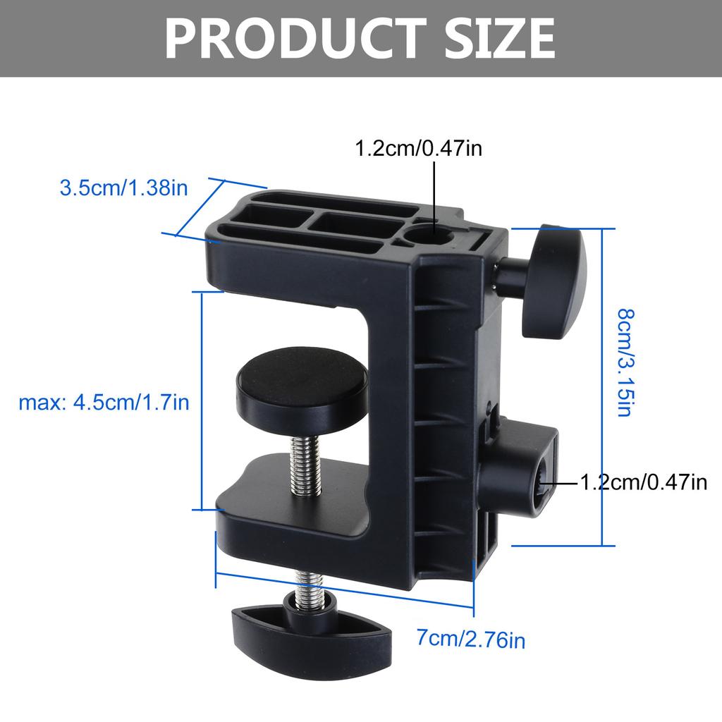 C-klämmor för träbearbetning C-klämma för trä ABS skärning borrning omvänd C-klämma 45mm fixering handverktyg
