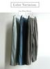 Andit Easy Denim Pants with Tucked Elastic and Flattering Size Sax Women's Hems, Waist, Elasticity, F,