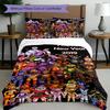 3pcs Duvet Cover Set (1*Duvet Cover + 2*Pillowcase, Without Core), Five Nights At Freddy's Print Bedding Set, Bedroom Decor, All‑Season, Birthday Gift