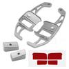 2PCS Car Shift Paddle Extender Aluminum Alloy Paddle Shifter For Chevy Cruze Malibu XL Double-Sided Adhesive Steering Wheel Decor Trim Cover