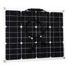 100W 18V Solar Panel+Controller Monocrystalline USB interface Car Ship Outdoor Camping Emergency Phone Charger w/Charger