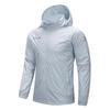 Kelme Men's Water-Repellent Windbreaker Jacket, Long Sleeve, for Hiking, Fishing, and Spring/Autumn, Gray, Size 3XL