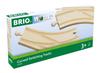 BRIO Curved Point Rail for ages 3 and Wooden Rail Gift 33346, up. [Toy, Toy, Set, (Birthday/Christmas)]