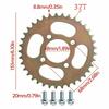 TDPRO 32'' Go Kart Rear Axle /41T Teeth 428 /420 37T 48mm Chain Rear Sprocket for Pit Dirt Bike ATV Go Kart Quad Accessories