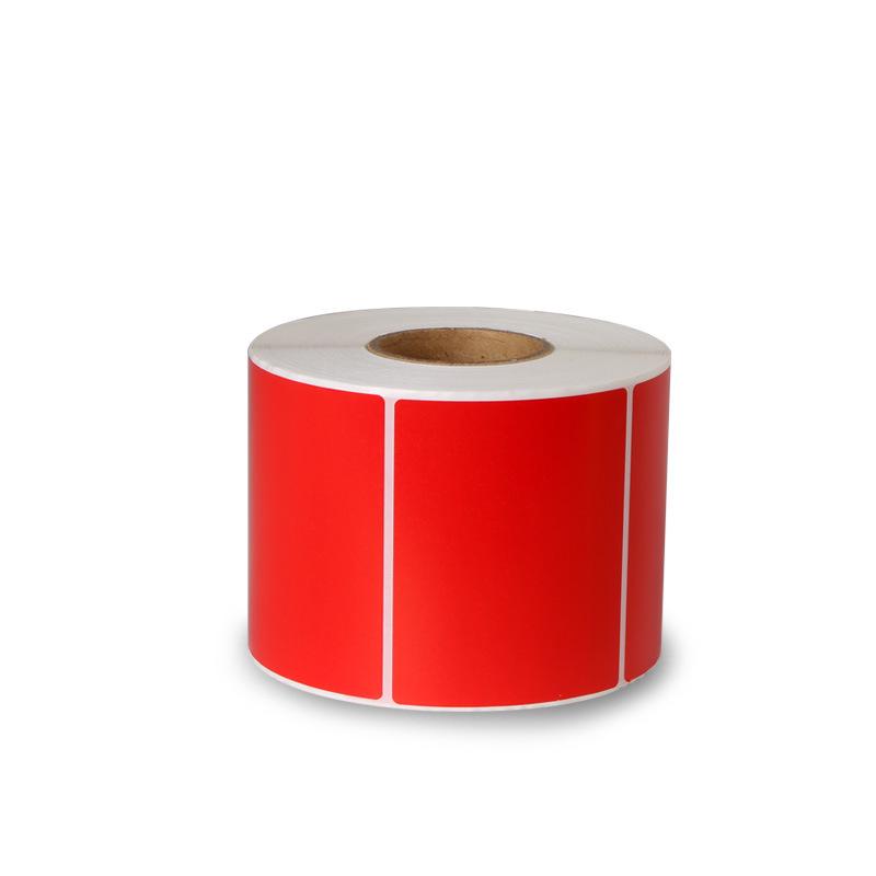 Multi-Color Triple-Proof Thermal Self-Adhesive Barcode Labels: Red, Orange, Yellow, Green, Blue, Pink, Brown - Printable and In Stock