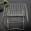 Portable Mini BBQ Grill Stainless Steel 304 Folding Camping Stove Stand Silver 23x19.5x11cm