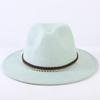 Popular European and American Classic Simple Flat-brimmed Top Hat Men's and Women's Fashionable and Elegant Versatile Jazz Hat Top Hat