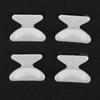 20 Pairs Soft Silicone Anti Slip Nose Pads Glasses Sunglasses Accessories White