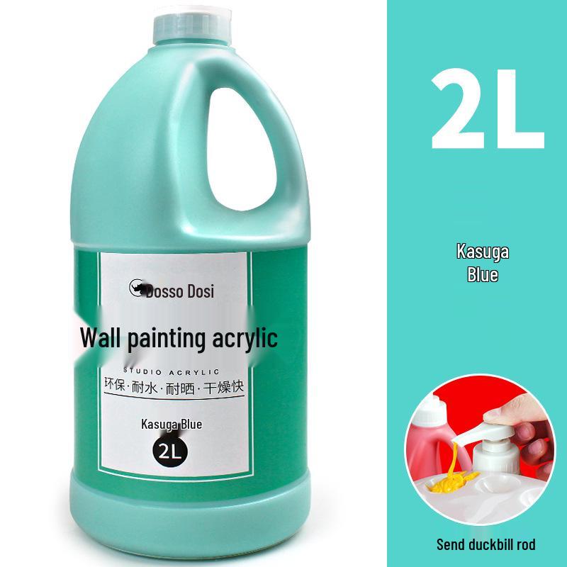 2L Acrylic Paint Bucket for Wall, Textile & Graffiti DIY Projects