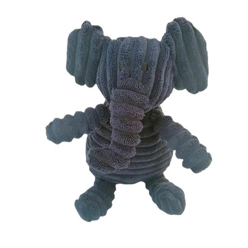 Fun Pet Toy Donkey Shape Corduroy Chew Toy For Dogs Puppy Squeaker Squeaky Plush Bone Molar Dog Toy Pet Training Dog Accessories