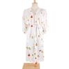 Boho Bikini Cover-ups Peacock Print Loose Maxi Dress Fashion Long Dress Beachwear  For Women
