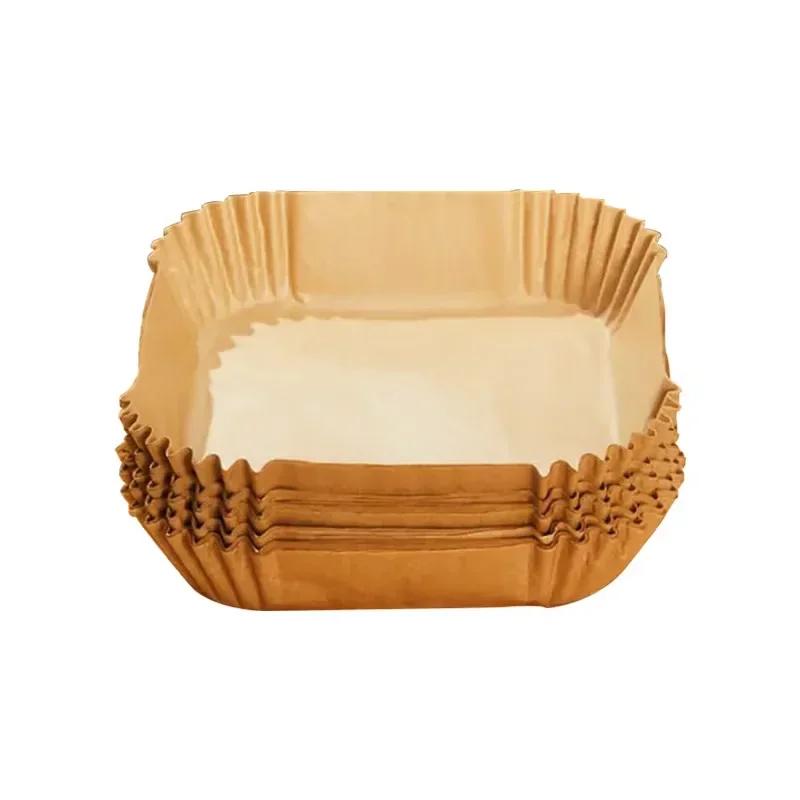 

50 шт. Абсорбент жира для фритюрницы для бытовых противней с утолщенными силиконовыми бумажными прокладками